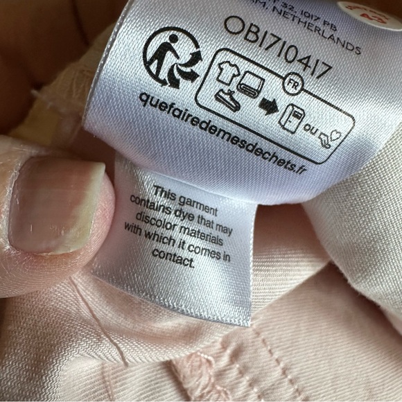 NWT Anthropologie wide-leg utility culottes in rose pink by Maeve. - Picture 8 of 8